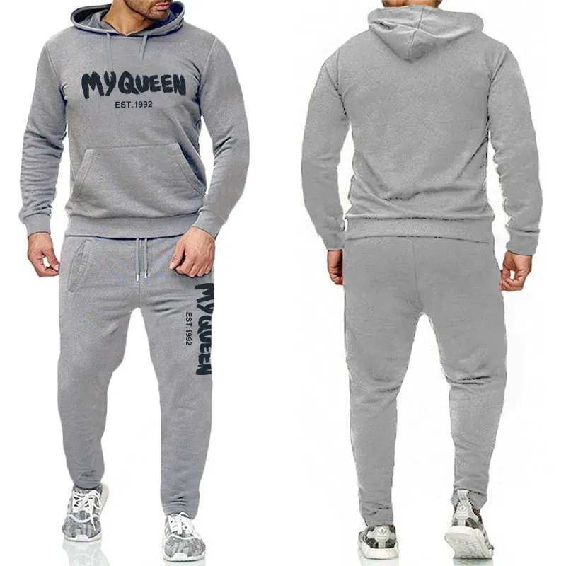 Luxury Mens Hooded Tracksuit