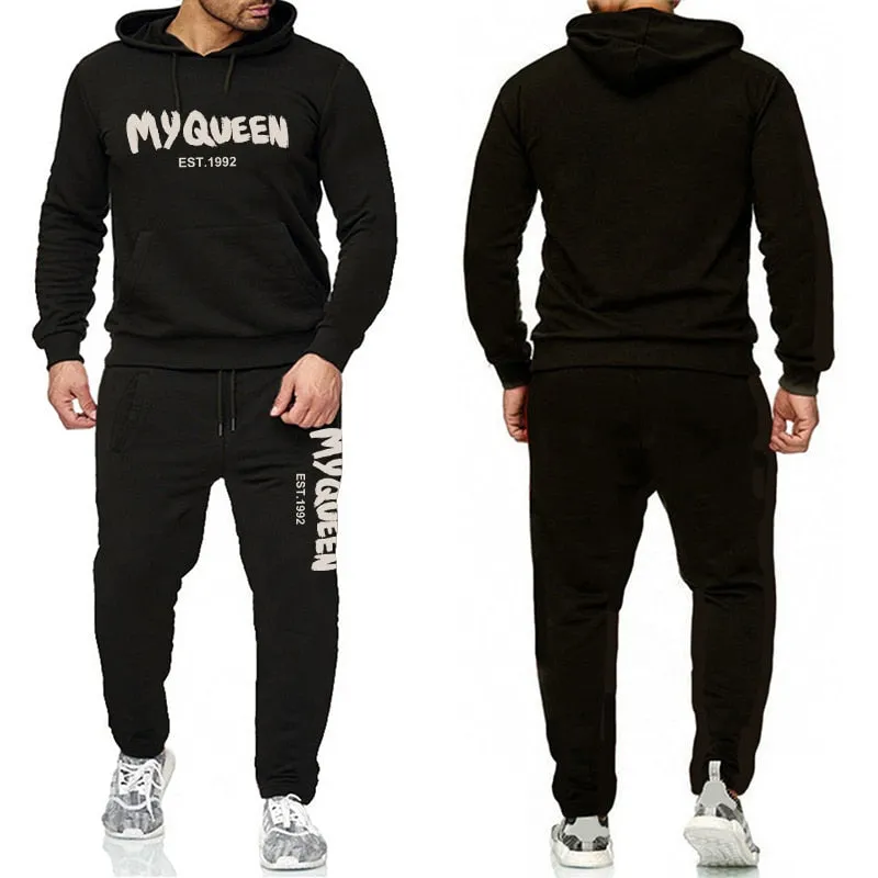 Luxury Mens Hooded Tracksuit