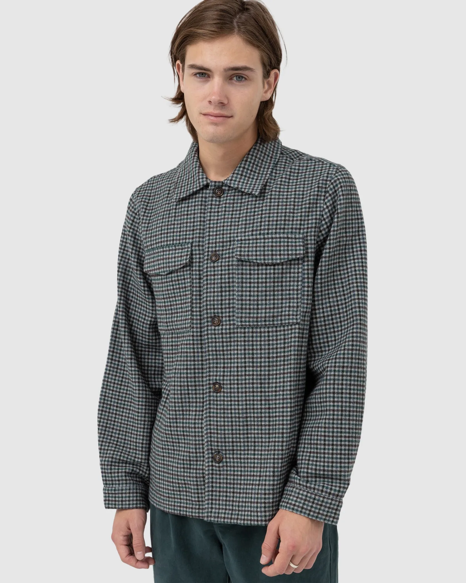 MENS CHECK OVERSHIRT