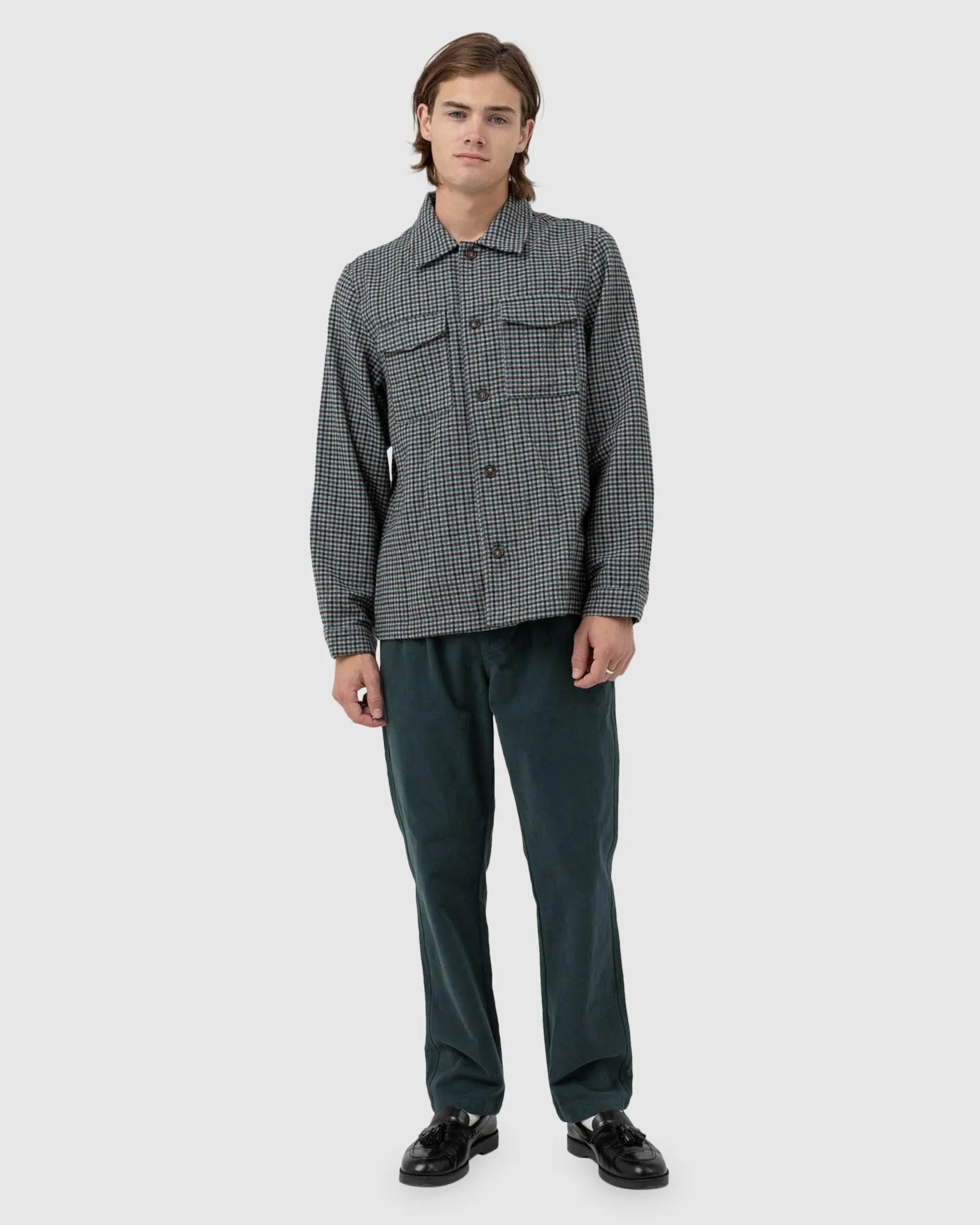 MENS CHECK OVERSHIRT