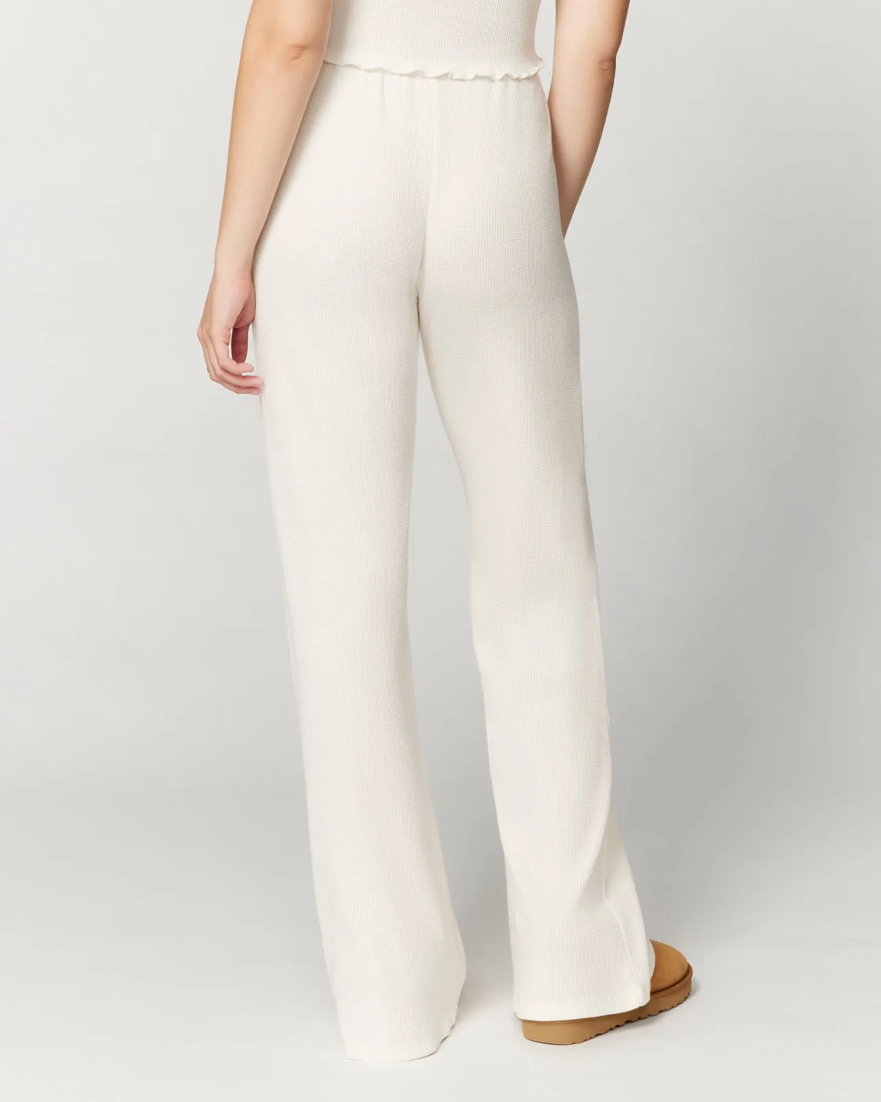 Micro Thermal Wide Leg Pant