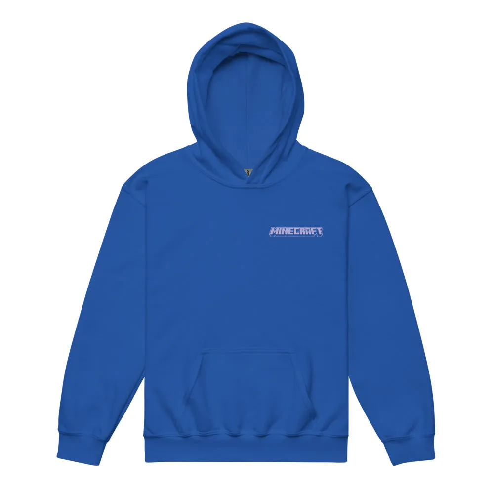 Minecraft Breeze Checkered Kids Hoodie