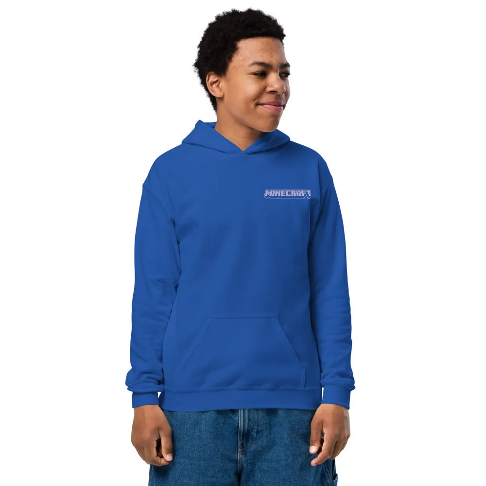 Minecraft Breeze Checkered Kids Hoodie