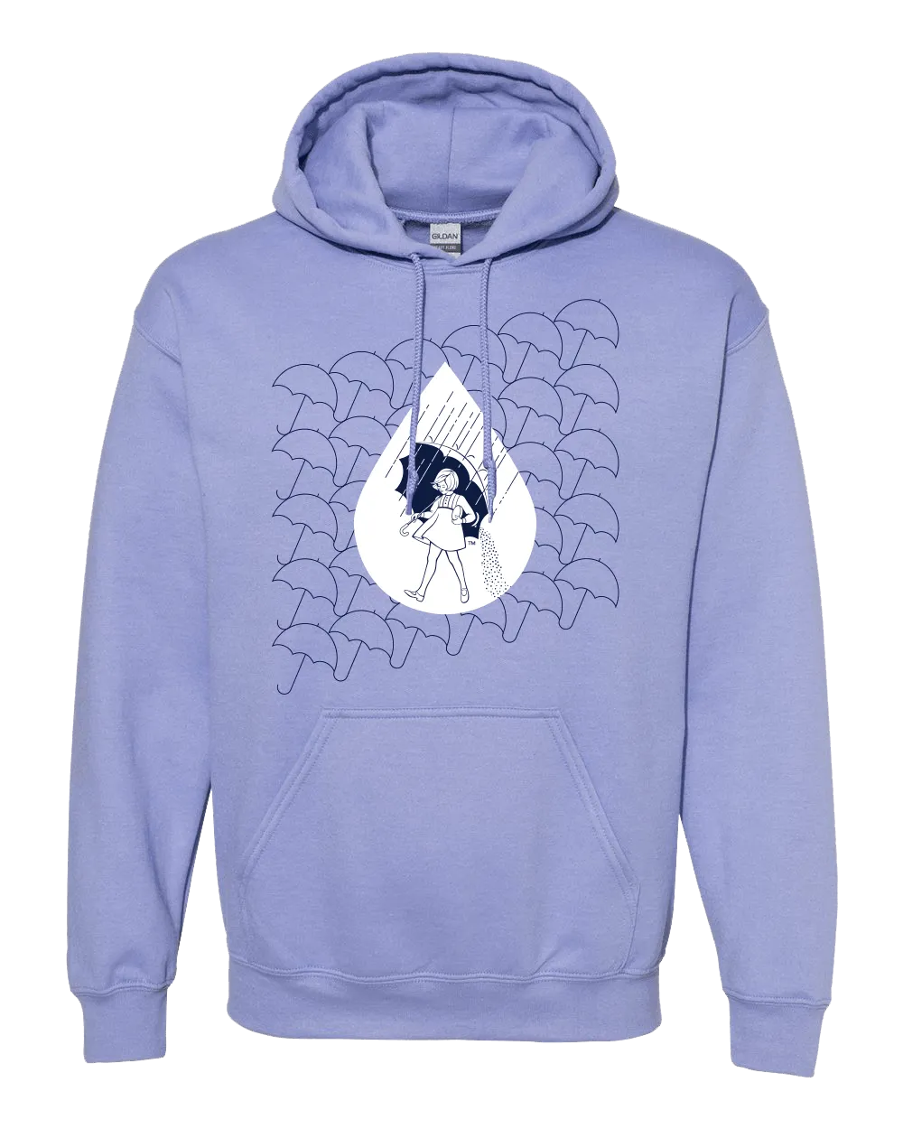 Morton Salt Raindrop (Violet) / Hoodie
