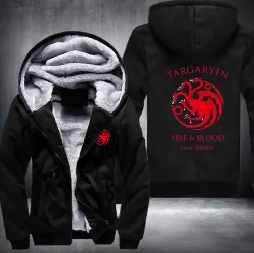 new style  Differ Game Of Thrones House Of Targaryen Graphic picture hoodies