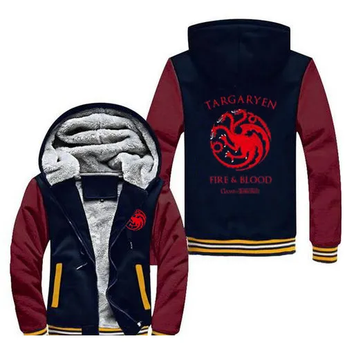 new style  Differ Game Of Thrones House Of Targaryen Graphic picture hoodies