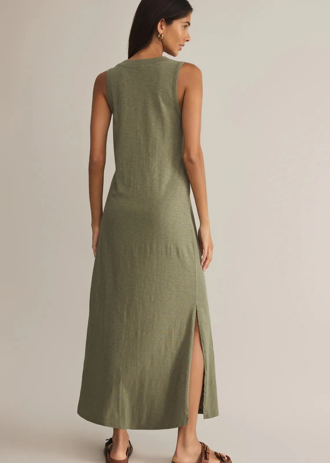 Palisades Midi Dress | Avocado