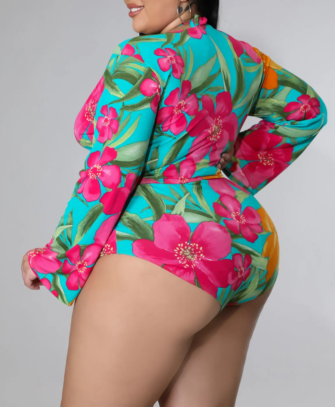 Plus Size 3pc Tulum Diaries Swim Set