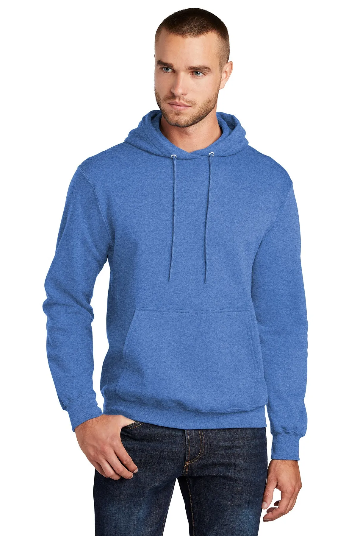 Port & Company Core Fleece Custom Hoodies, Heather Royal