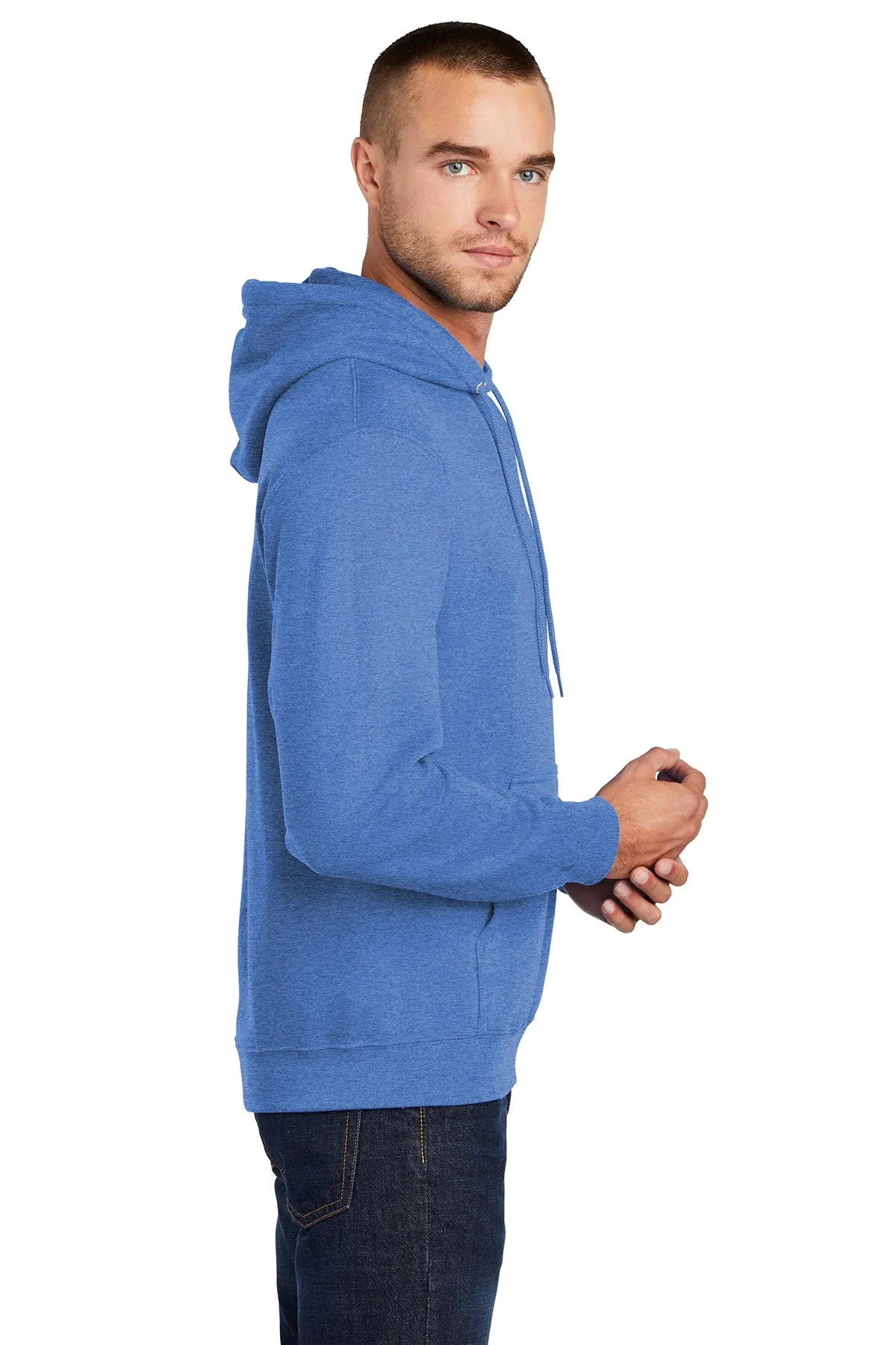 Port & Company Core Fleece Custom Hoodies, Heather Royal