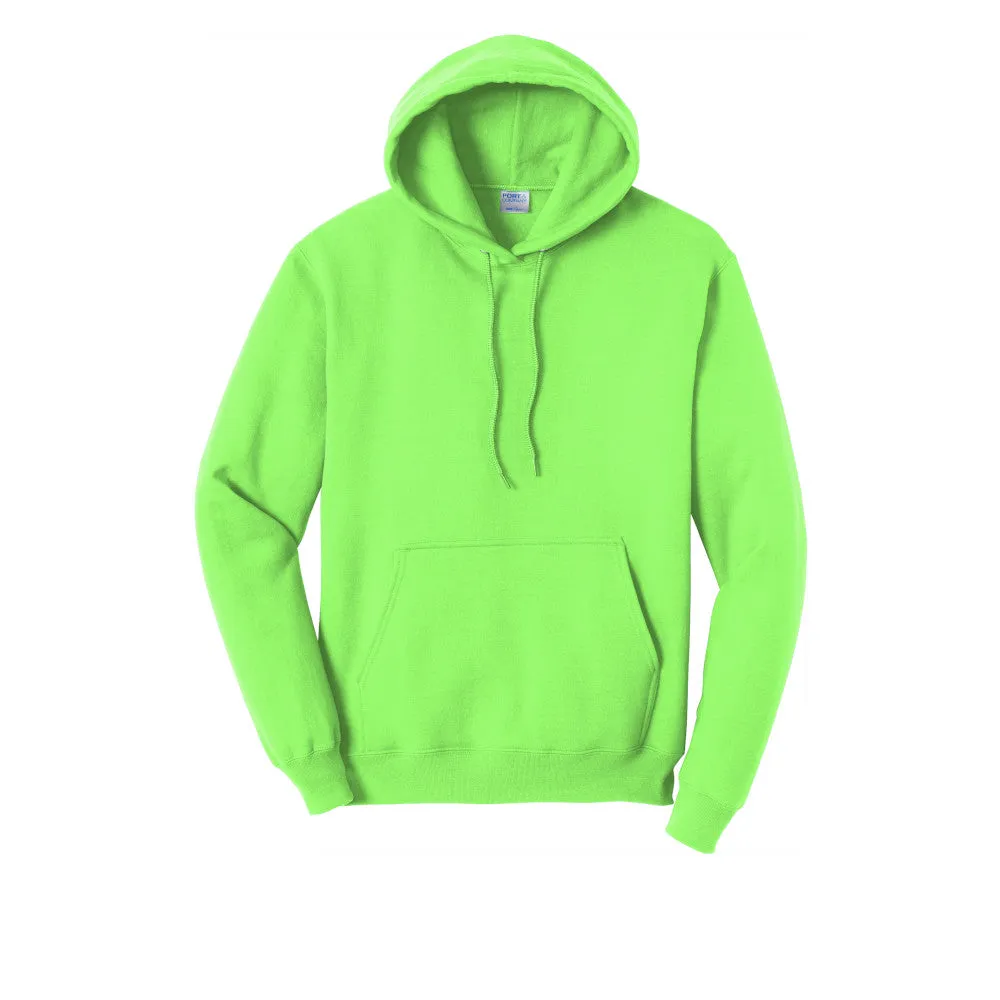 Port & Company® Core Fleece Pullover Hooded Sweatshirt - Neon Green
