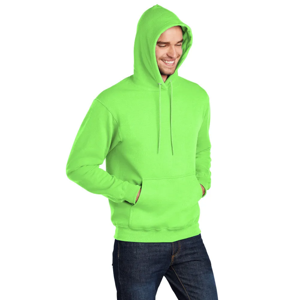 Port & Company® Core Fleece Pullover Hooded Sweatshirt - Neon Green