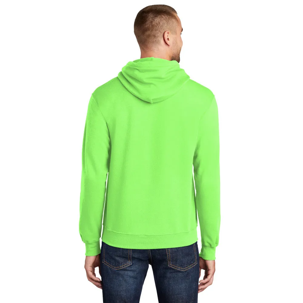 Port & Company® Core Fleece Pullover Hooded Sweatshirt - Neon Green