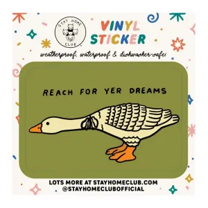 Reach For Yer Dreams Vinyl Sticker