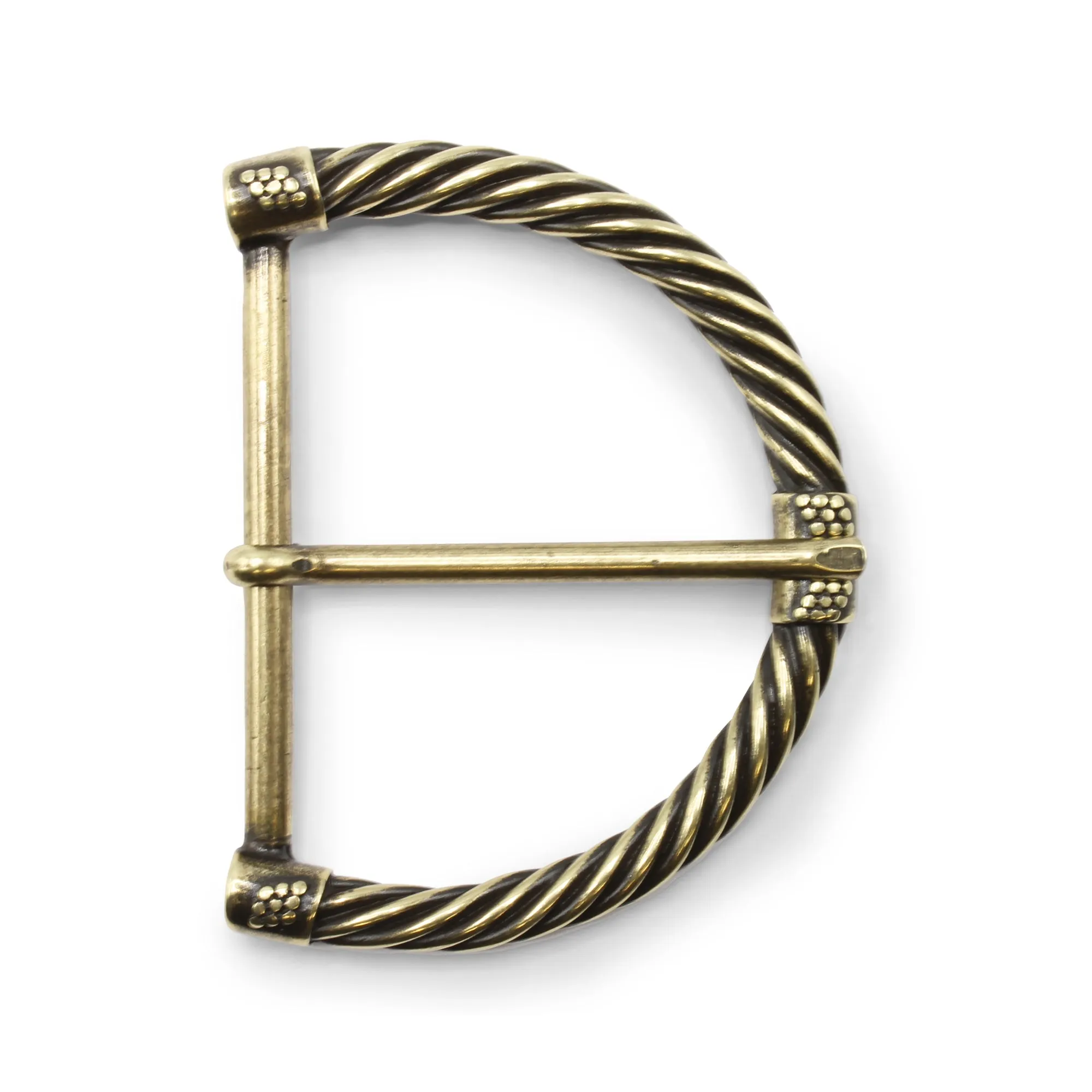 Rope Edge Rounded prong Buckle 60mm