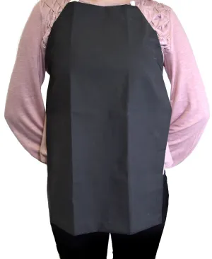 Rubber Vinyl Apron, Extra Small (15"W x 22"L) - Black