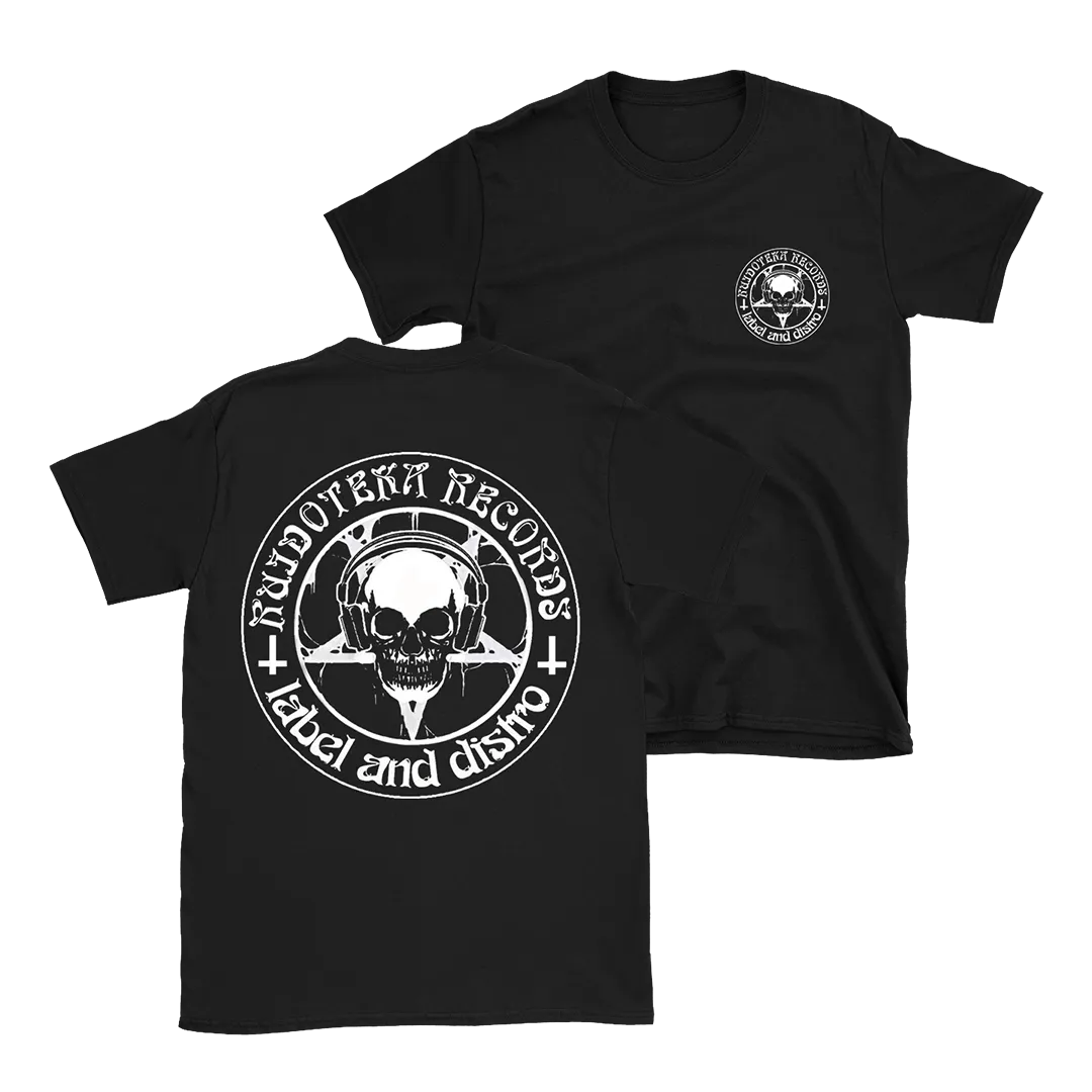 Ruidoteka Records - Logo Double Sided T-Shirt - Black