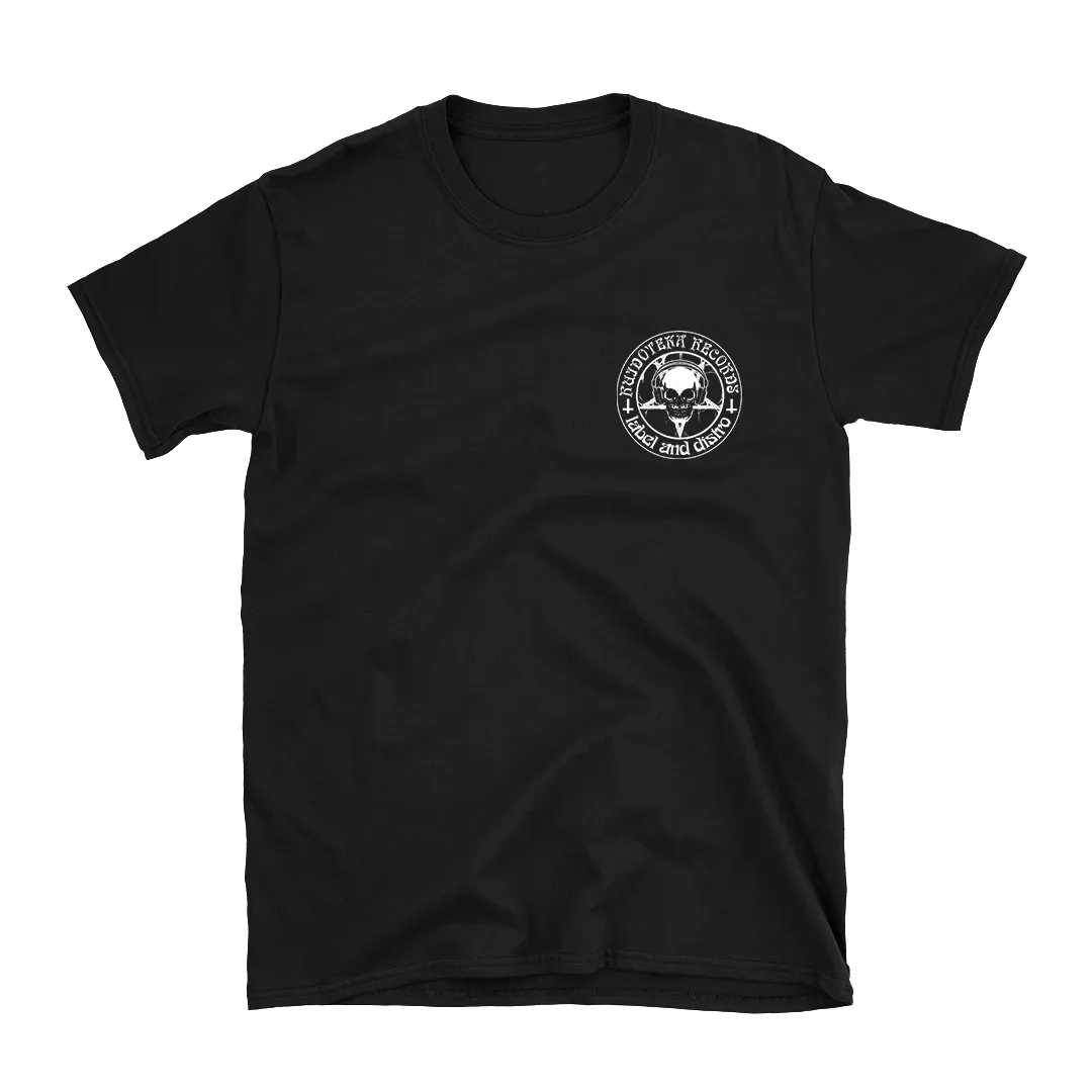 Ruidoteka Records - Logo Double Sided T-Shirt - Black