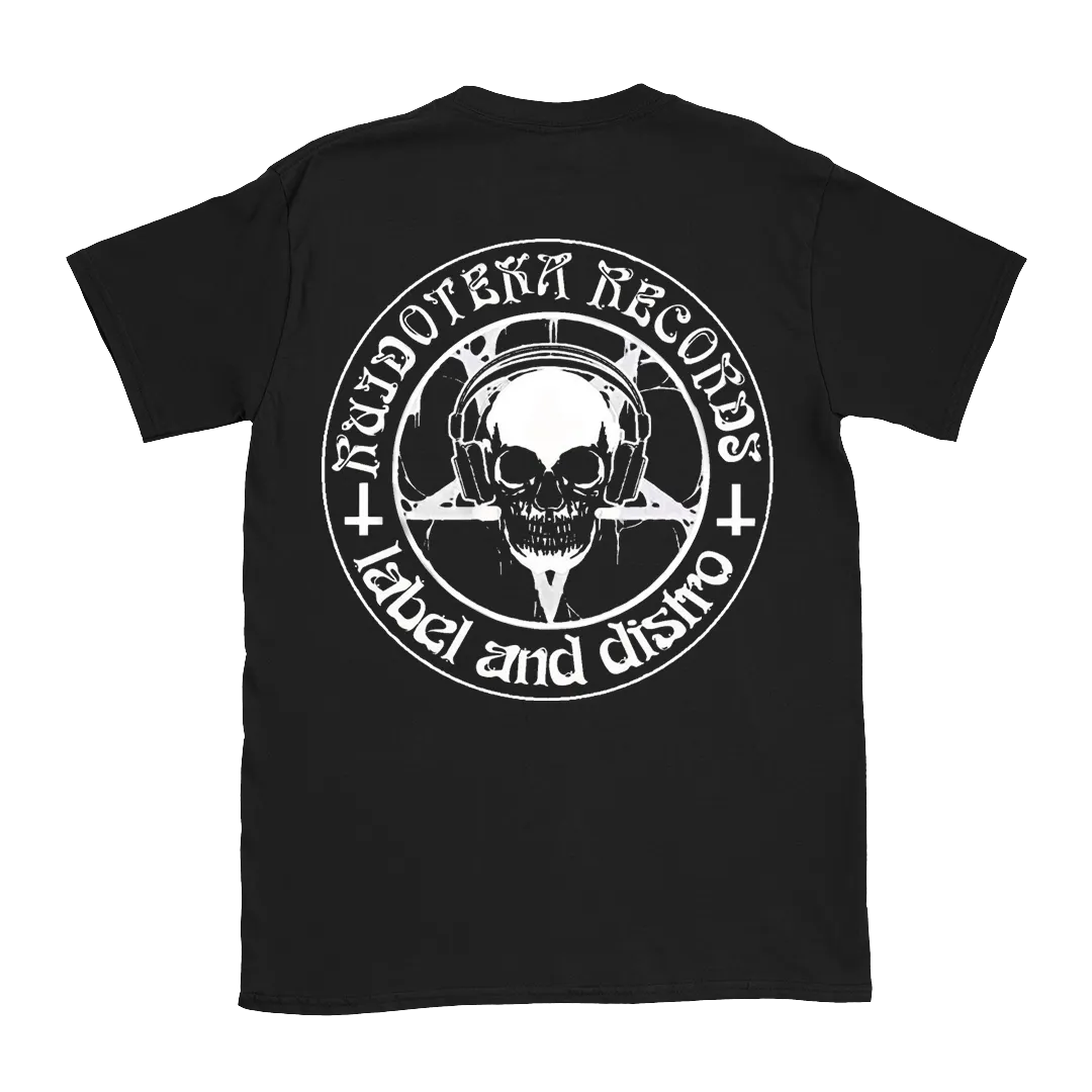 Ruidoteka Records - Logo Double Sided T-Shirt - Black