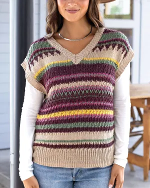 Slouchy Sleeveless Sweater Vest - FINAL SALE