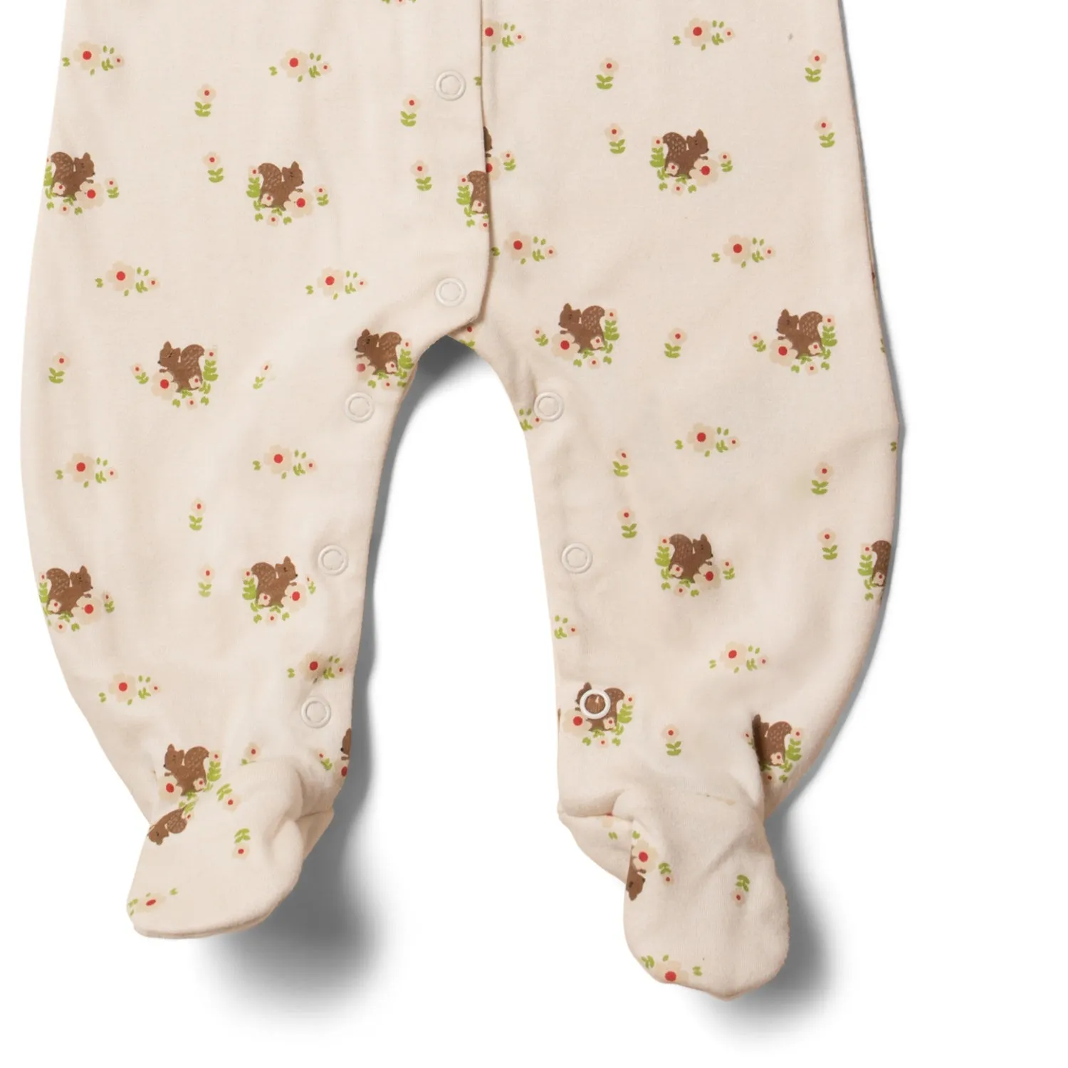 Squirrel | Babygrow Sleepsuit | GOTS Organic Cotton