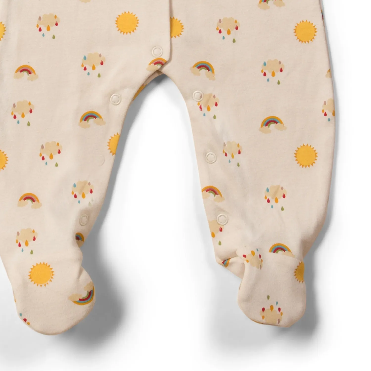 Sunshine and Rainbows | Babygrow Sleepsuit | GOTS Organic Cotton