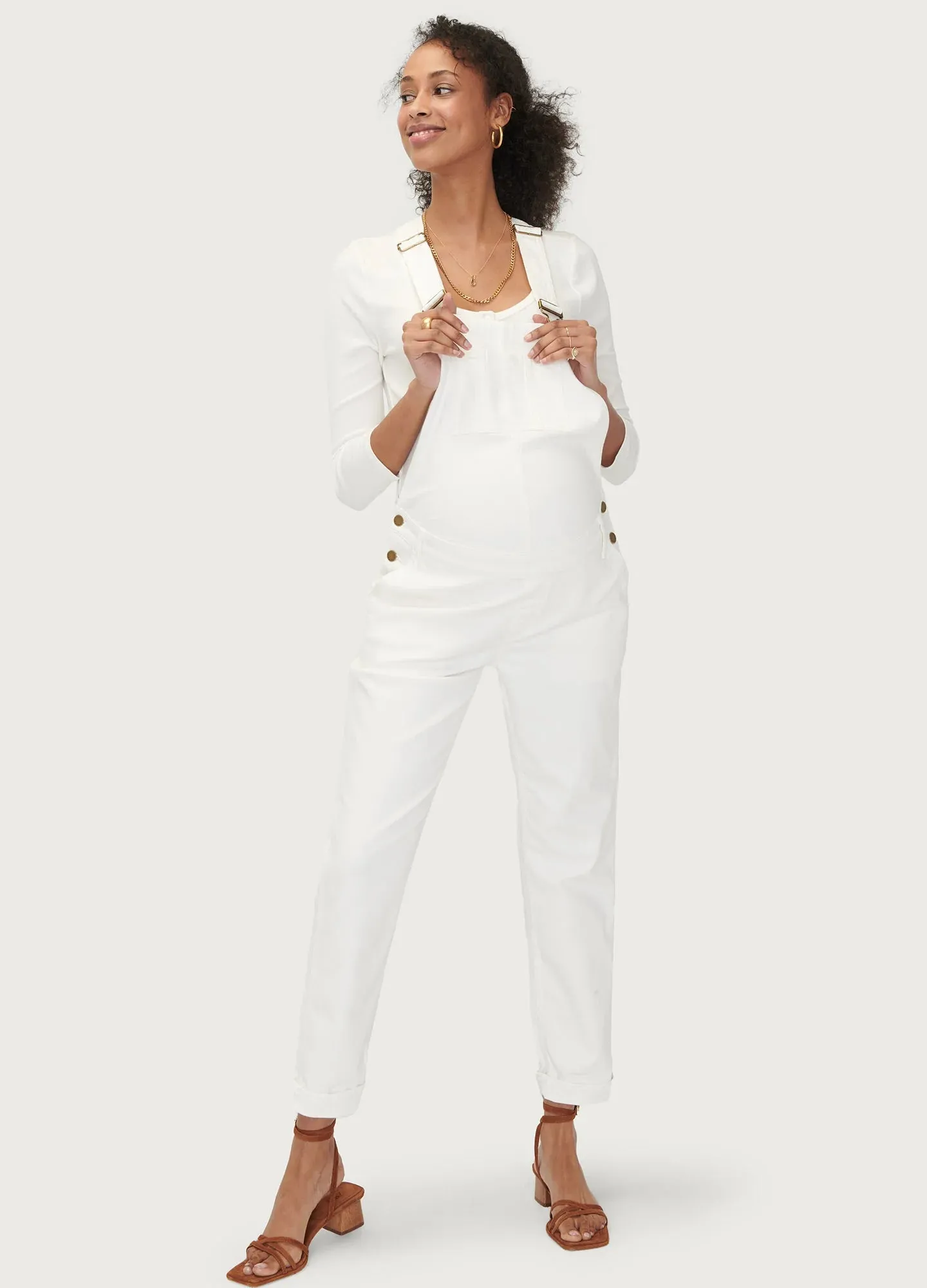 The Denim Maternity Dungarees
