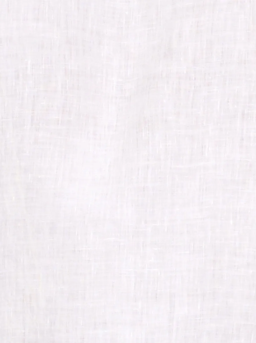 Vanilla White Self Textured Tailored Fit Casual Shirt | JadeBlue