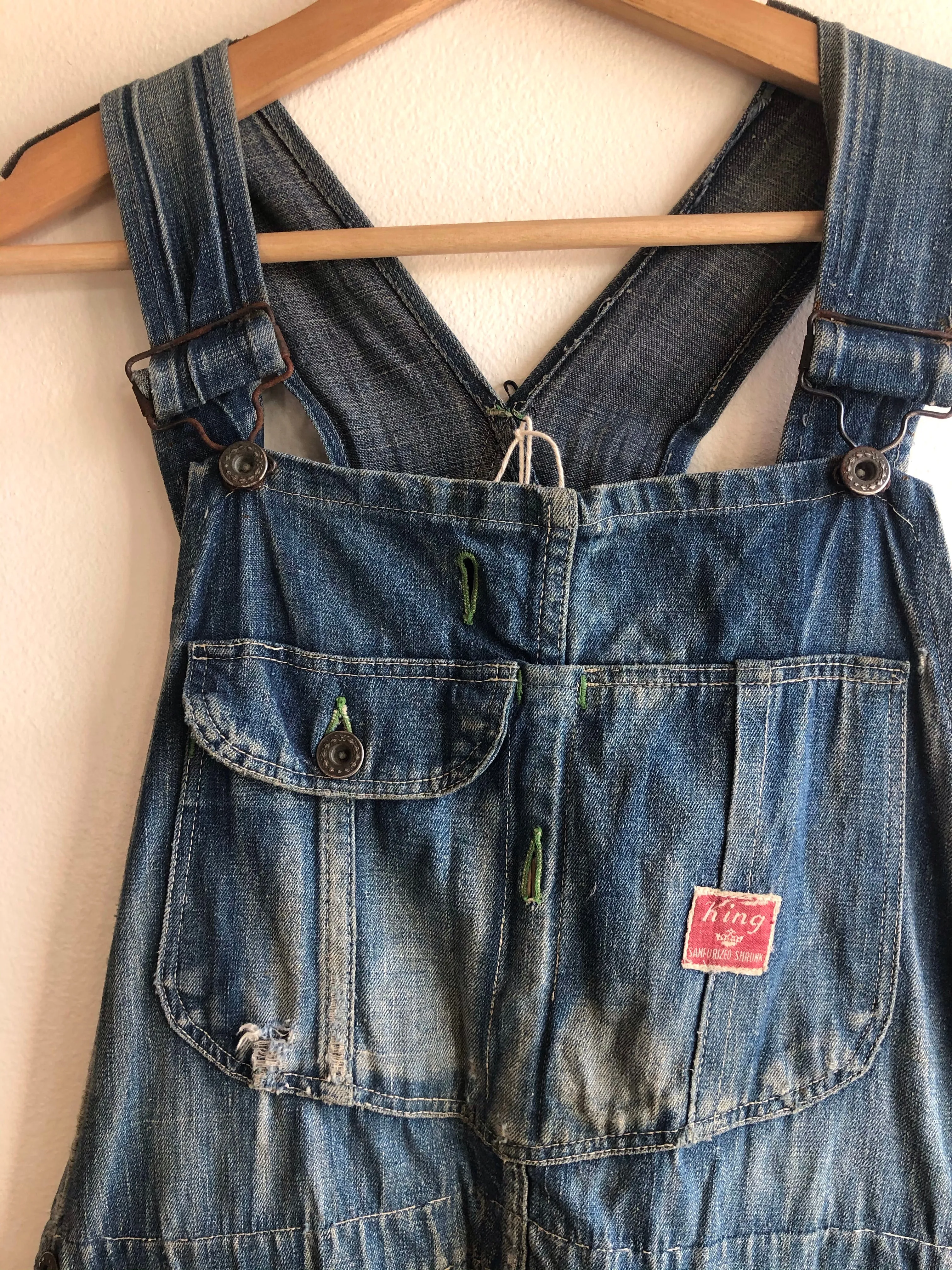 Vintage 1930/1940s King Brand Overalls