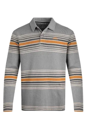 Weird Fish S Limestone Caudale Heavyweight Stripe Rib Rugby Shirt