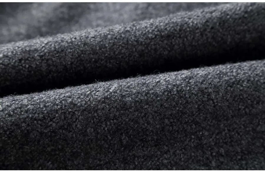 West Louis Middle Long Thick Warm Overcoat