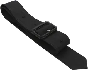 Women Trench Coat Belt Replacement With Buckle Metal D Ring Decoration Wide Waistband Belt
