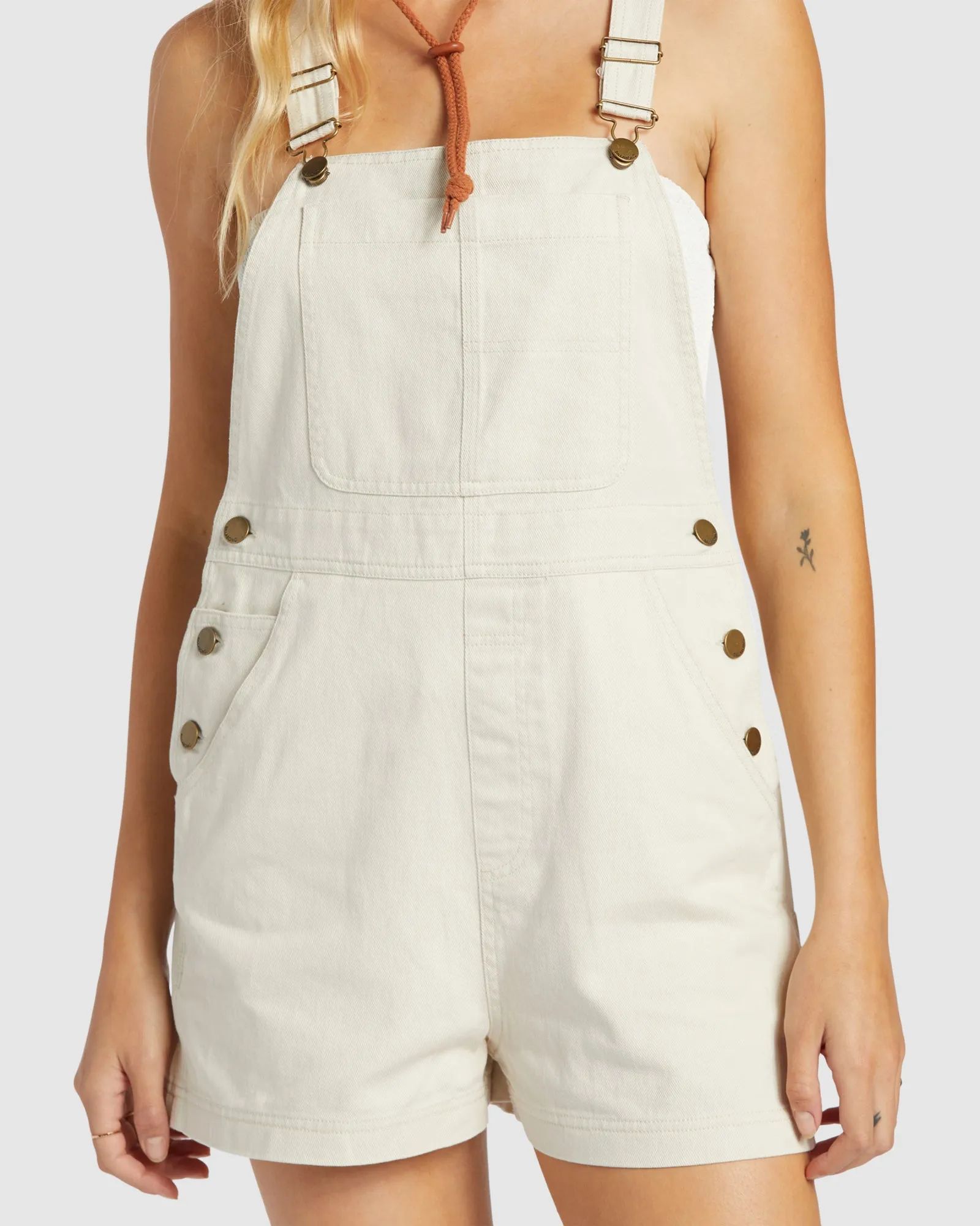 Womens Sand Canyon Denim Overalls