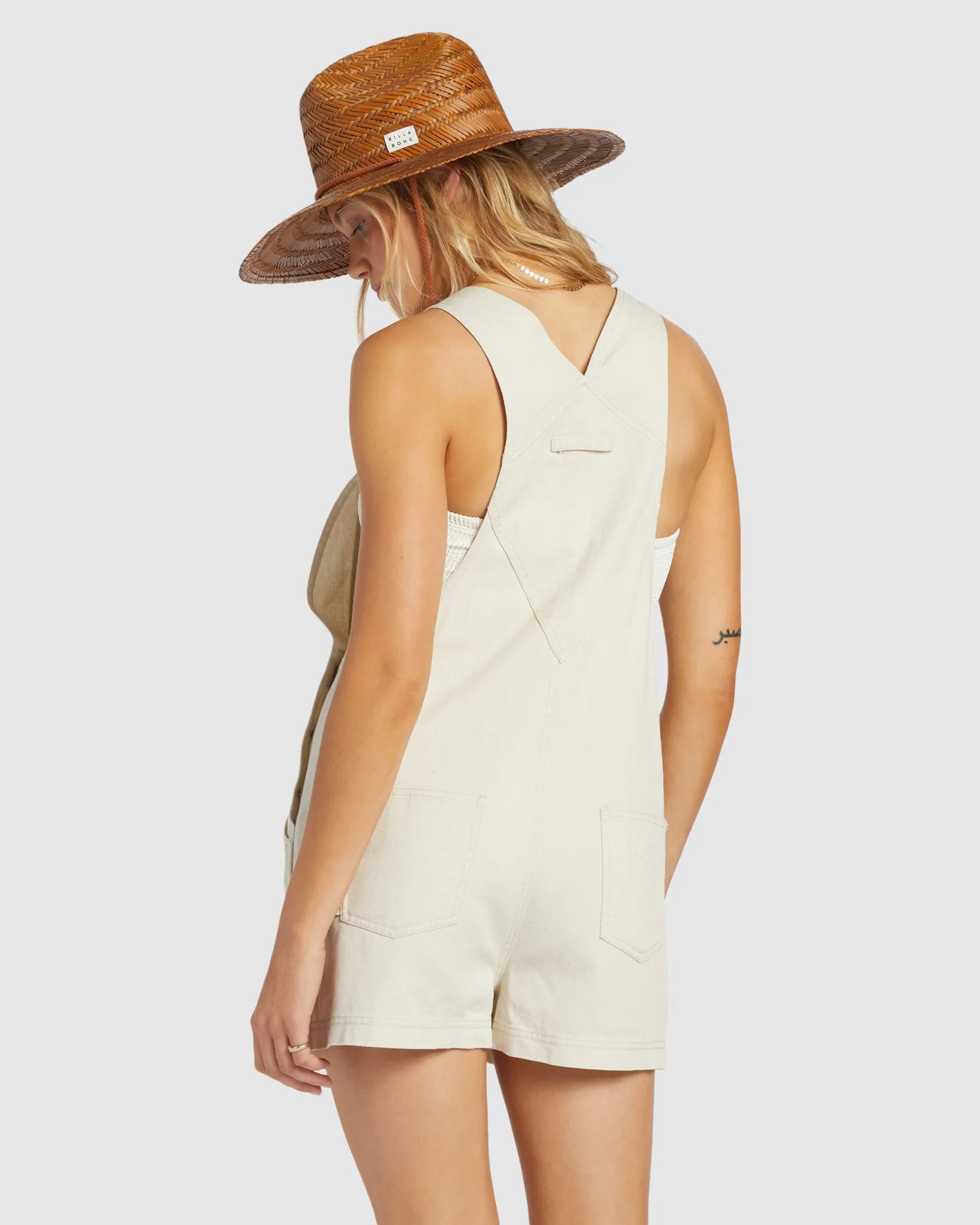 Womens Sand Canyon Denim Overalls
